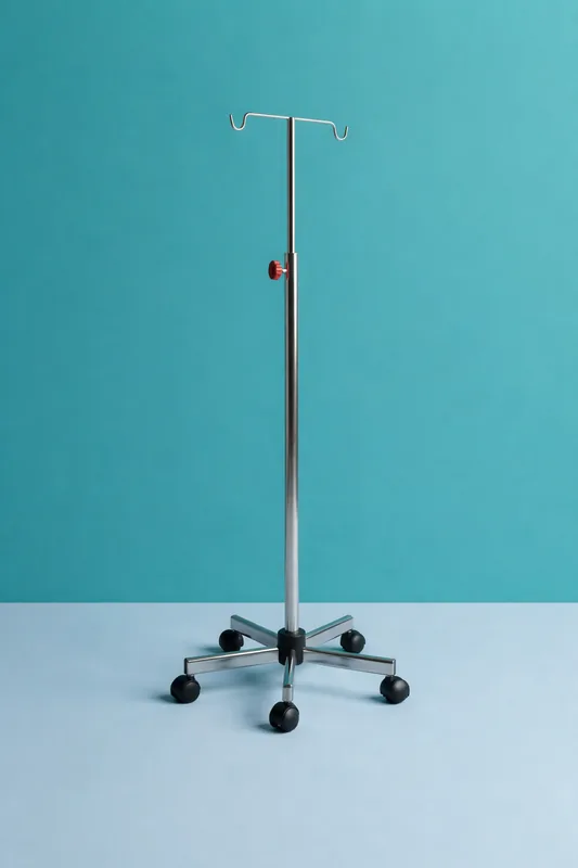 Prima Raya Medika IV Pole Stand main view for healthcare procedure areas